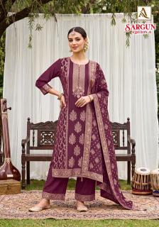 Alok suit sargun-8 dress material wholesalers in ahmedabad